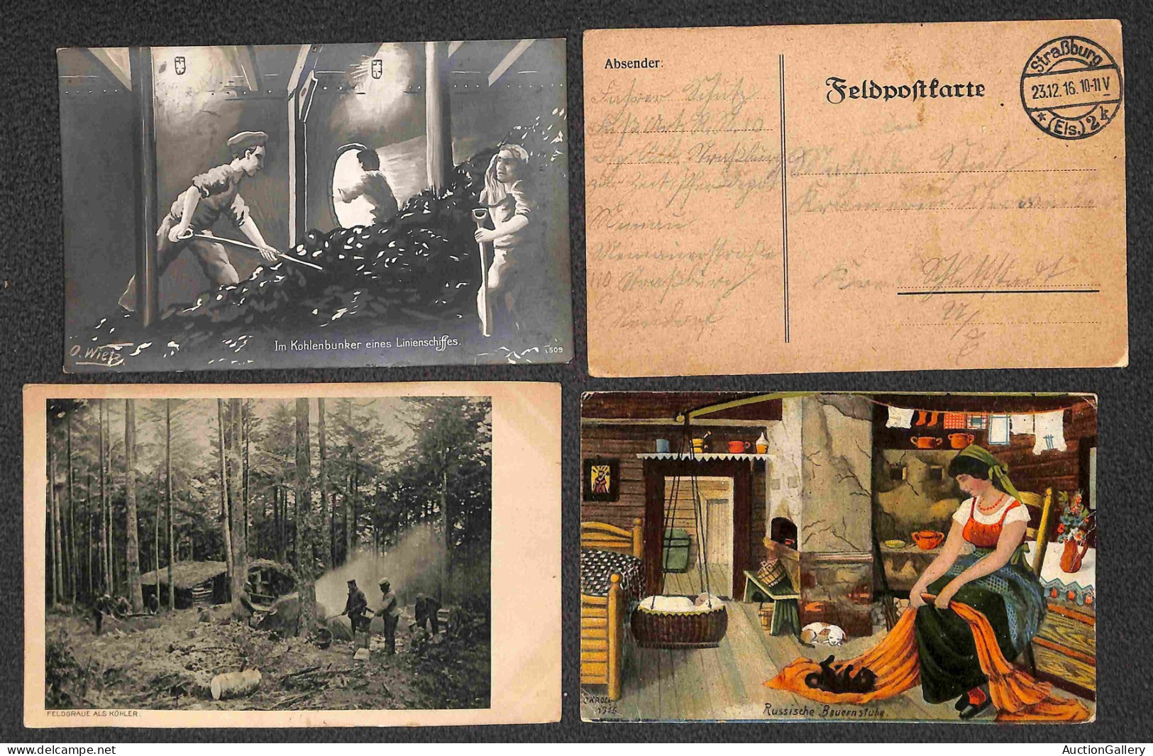Europa - Germania - Feldpost - 1914/1918 - Quattordici Cartoline + Tre Lettere Del Periodo - Sonstige & Ohne Zuordnung