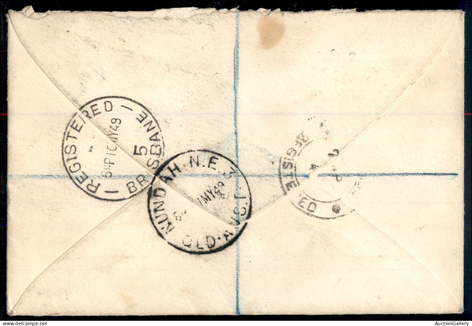 Oltremare - Sri Lanka - Ceylon - Raccomandata FDC Da Kandy  A Brisbane Del 6.4.1949 - Other & Unclassified