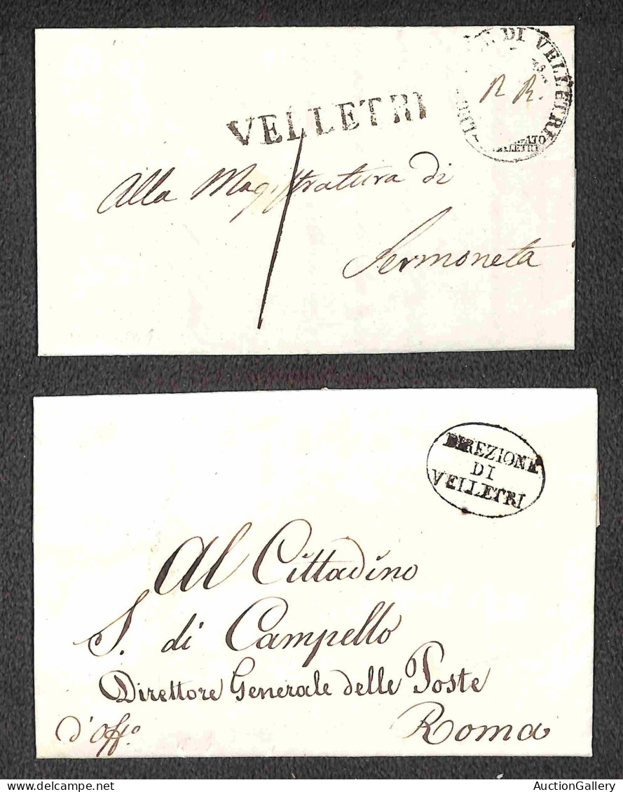 Prefilateliche - Repubblica Romana - Piccolo Insieme Di 9 Lettere Dal Febbraio A Luglio 1849 - Interessante Insieme - Other & Unclassified