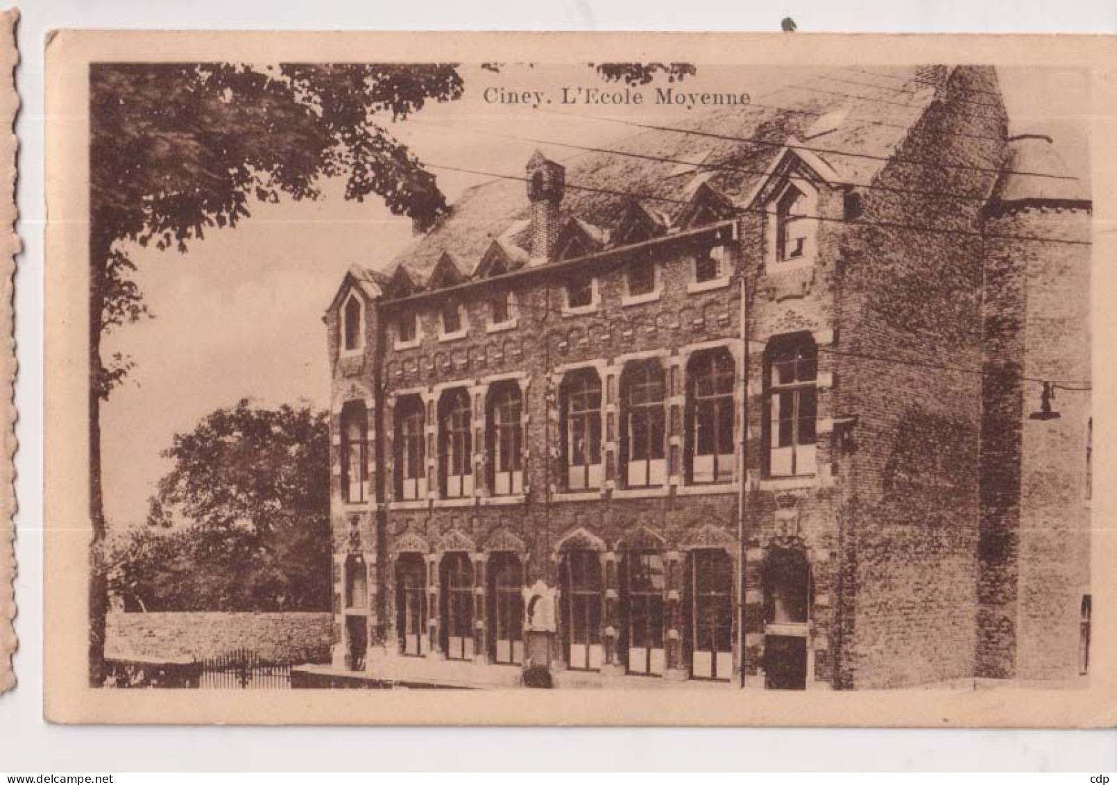 Cpa Ciney  école  1939 - Ciney