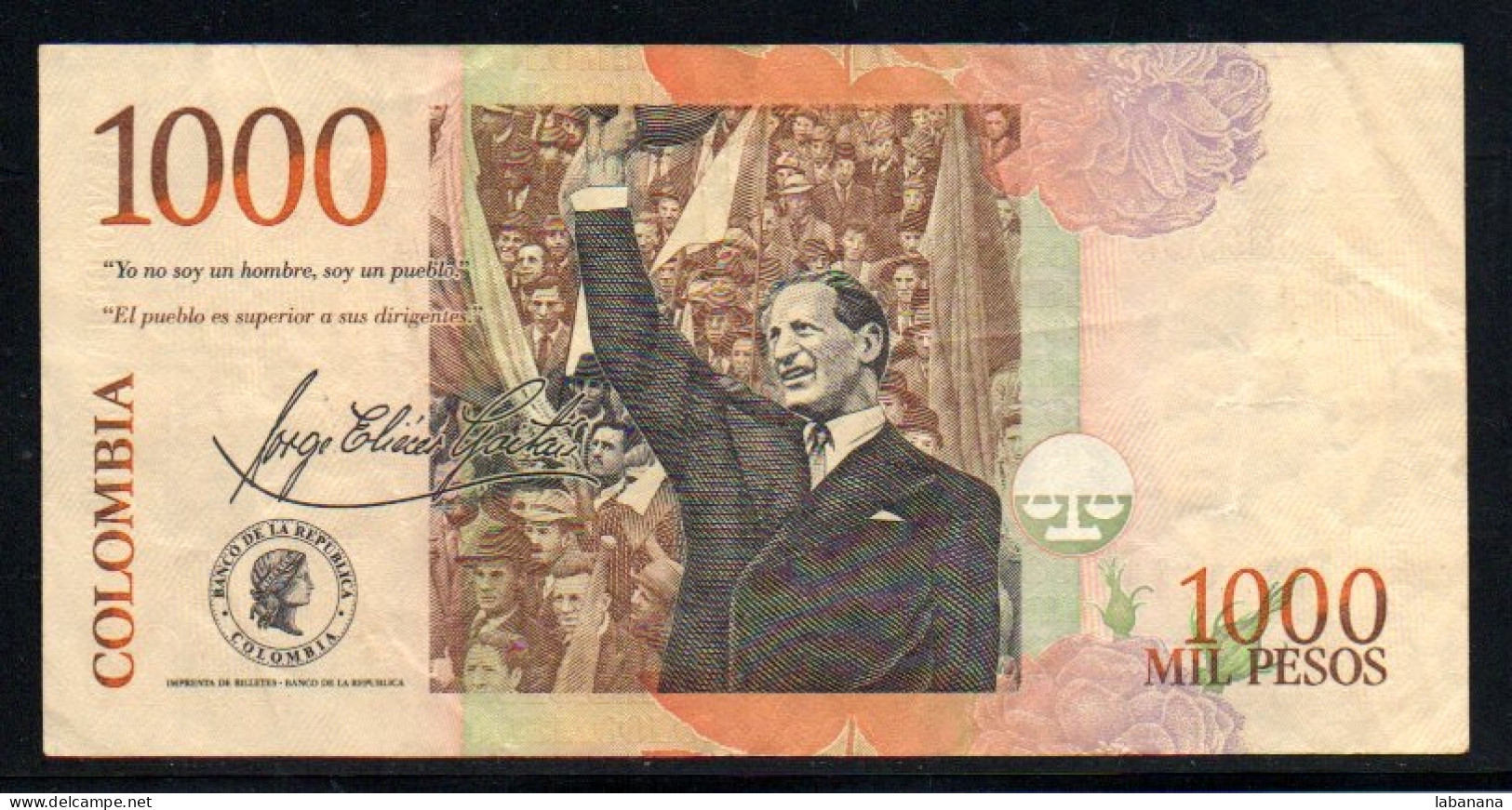 659-Colombie 1000 Pesos 2010 - 373 - Colombie