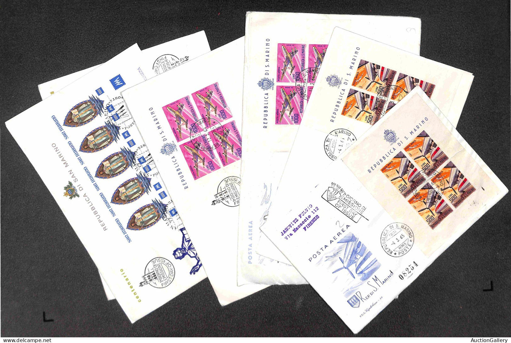 Lotti&Collezioni - SAN MARINO - 1959/1991 - Collezione Pressochè Completa Di FDC Venetia Club Emessi Nel Periodo Montati - Sonstige & Ohne Zuordnung