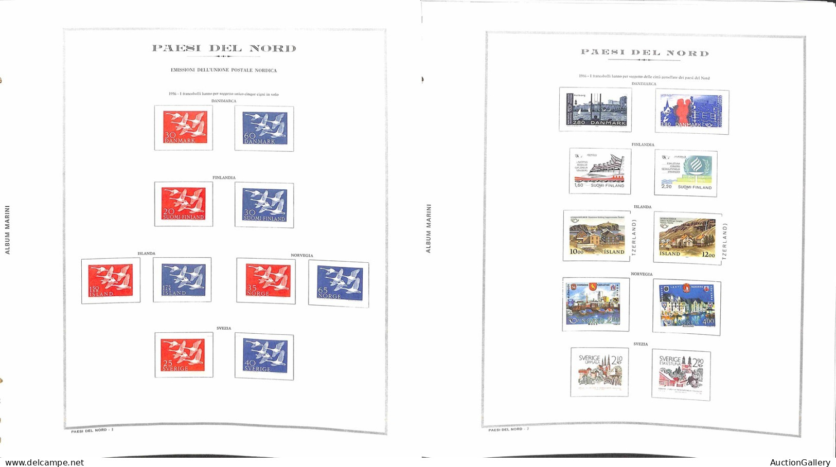 Lotti&Collezioni - PAESI EUROPEI - 1956/1991 - Collezione Di Serie Complete Foglietti Minifogli E Cartoline Postali Emes - Other & Unclassified