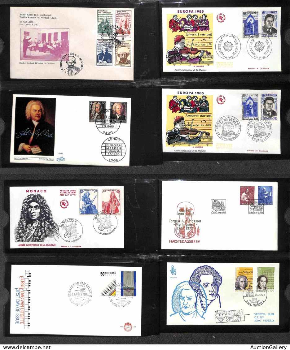 Lotti&Collezioni - EUROPA CEPT - 1956/1985 - Giro Completo Delle Emissioni In Buste FDC Dei Vari Paesi Europei Montato I - Other & Unclassified