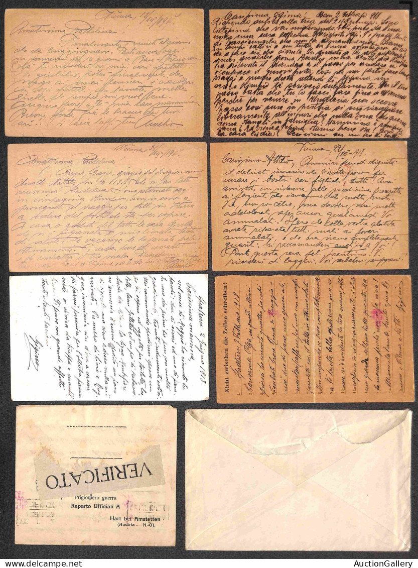 Lotti&Collezioni - AUSTRIA - 1915/1918 - Insieme Di 24 Cartoline E 2 Buste Di Posta Militare E Prigionieri Di Guerra Del - Sonstige & Ohne Zuordnung