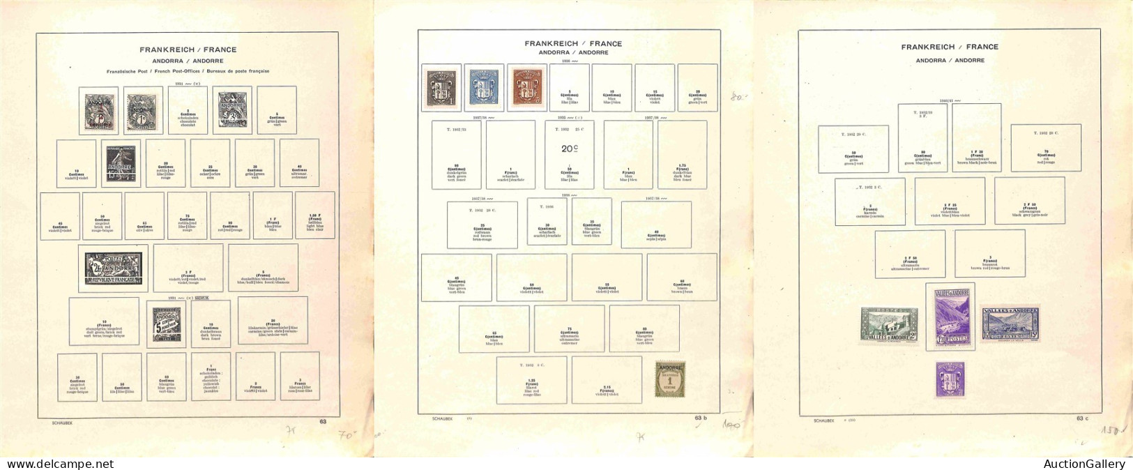 Lotti&Collezioni - FRANCIA - 1853/1941 - Collezione di valori e serie complete del periodo principalmente usati montati 