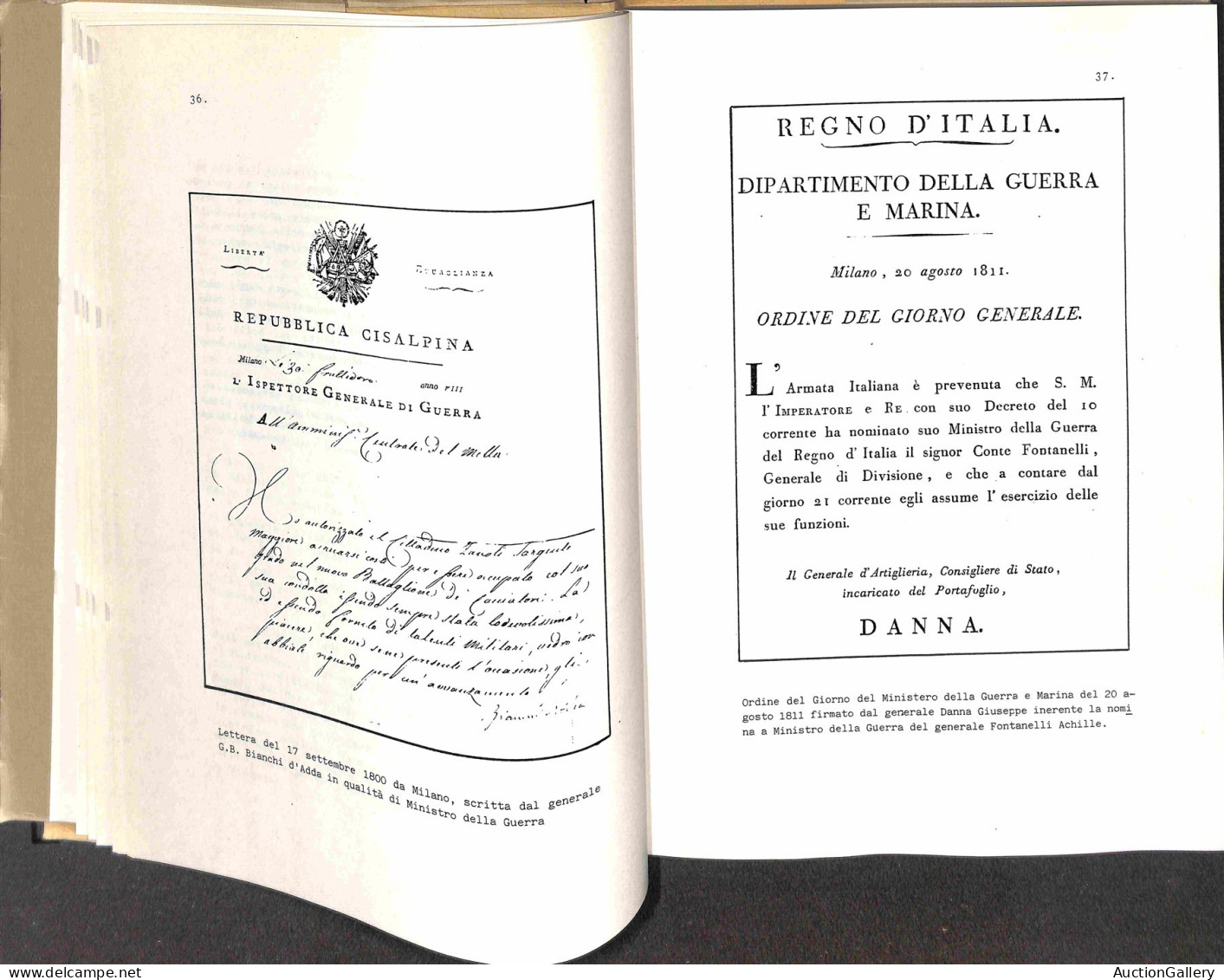 Biblioteca Filatelica - Italia - I Bolli Di Franchigia Militare Dalla Repubblica Cisalpina Al Regno D'Italia 1796/1814 - - Sonstige & Ohne Zuordnung