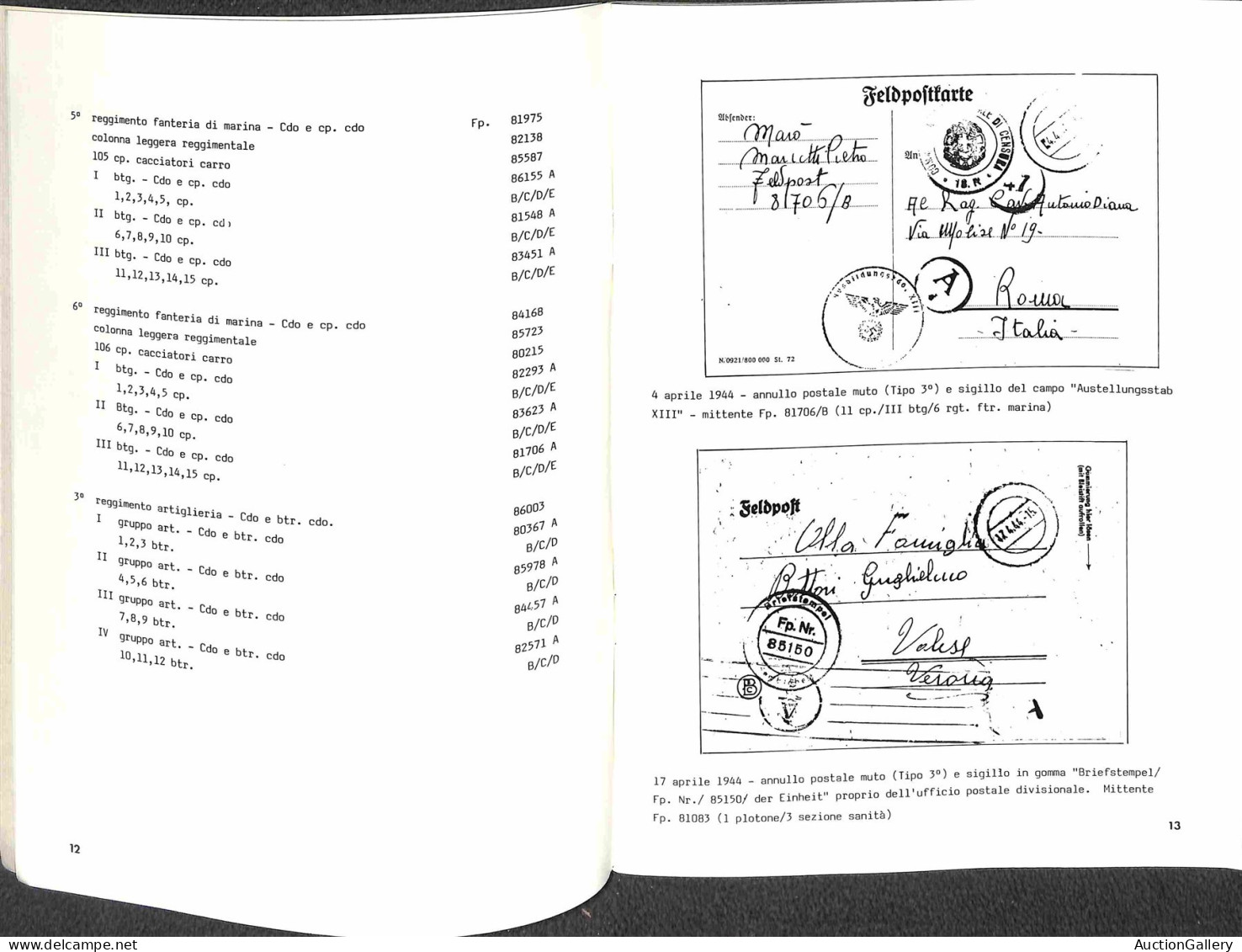 Biblioteca Filatelica - Italia - I Quaderni Dell' A.I.C.P.M. - Il Servizio Postale Militare Del Regio Esercito E Il Serv - Autres & Non Classés