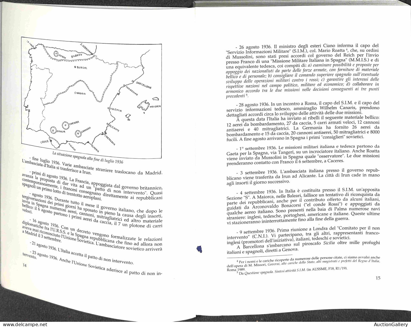 Biblioteca Filatelica - Italia - L'intervento Italiano Nella Guerra Civile Spagnola 1936/1939 - B. Cadioli/A. Cecchi - E - Autres & Non Classés