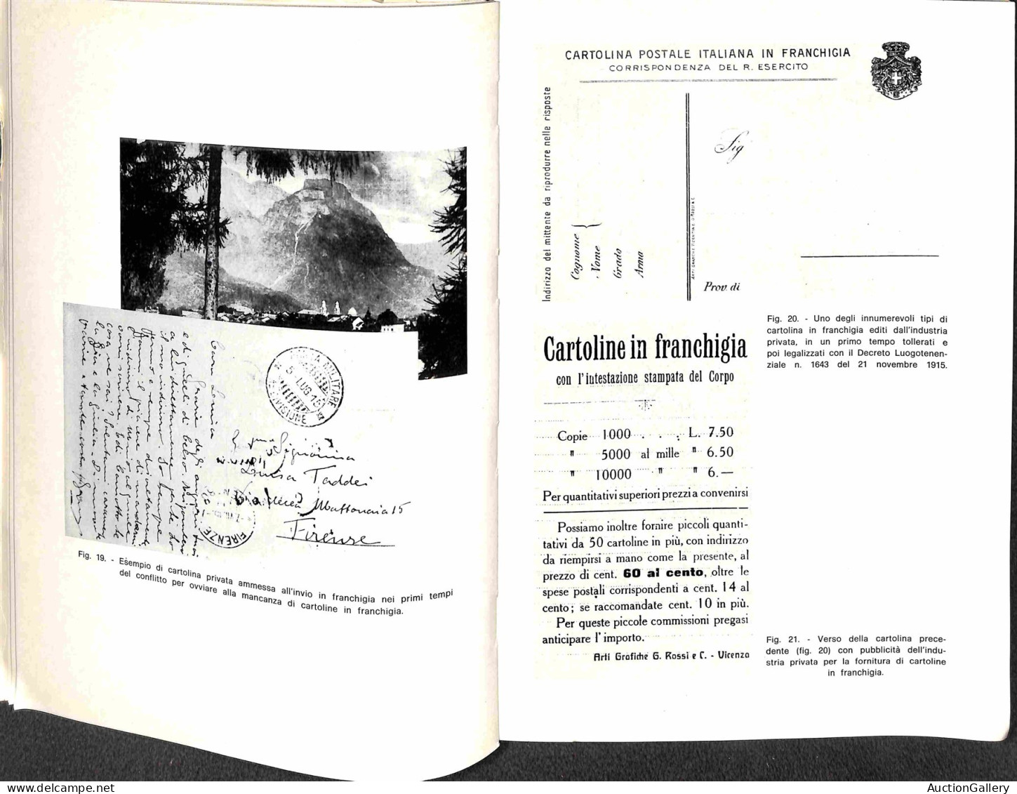 Biblioteca Filatelica - Italia - La Posta Militare Italiana Nella Prima Guerra Mondiale - B. Cadioli/A. Cecchi - Stato M - Other & Unclassified