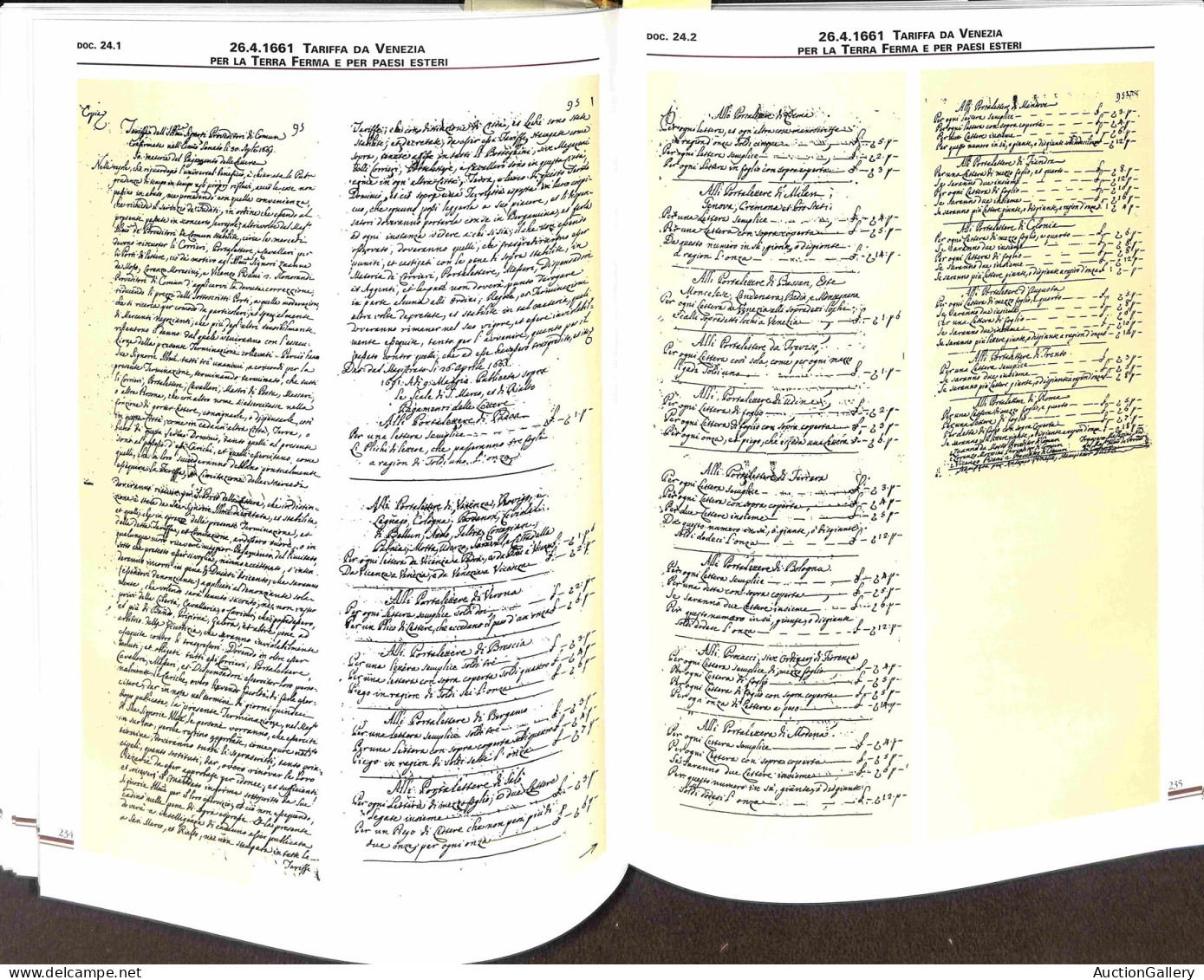 Biblioteca Filatelica - Italia - Repubblica Di Venezia Catalogo Documentato (con Storia Postale) - Raccolta In 2 Volumi  - Andere & Zonder Classificatie
