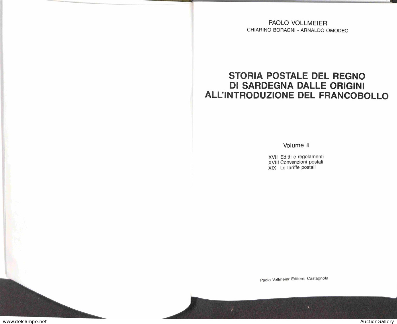 Biblioteca Filatelica - Italia - 1985 - Storia Postale Del Regno Di Sardegna - Raccolta In R Volumi - Buono Stato - Repu - Altri & Non Classificati