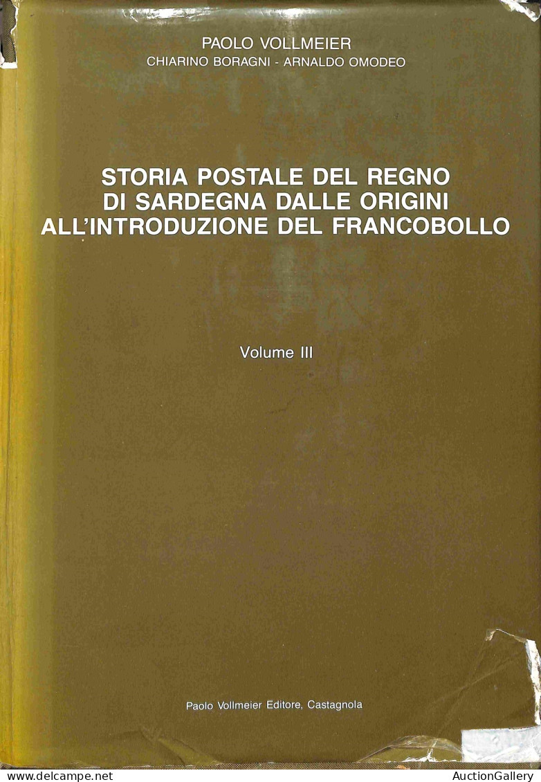 Biblioteca Filatelica - Italia - 1985 - Storia Postale del Regno di Sardegna - raccolta in r volumi - buono stato - Repu