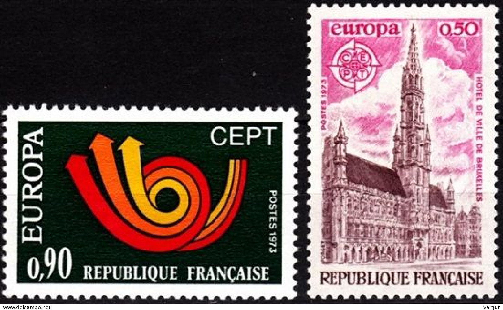 FRANCE 1973 EUROPA. Complete Set, MNH - 1973