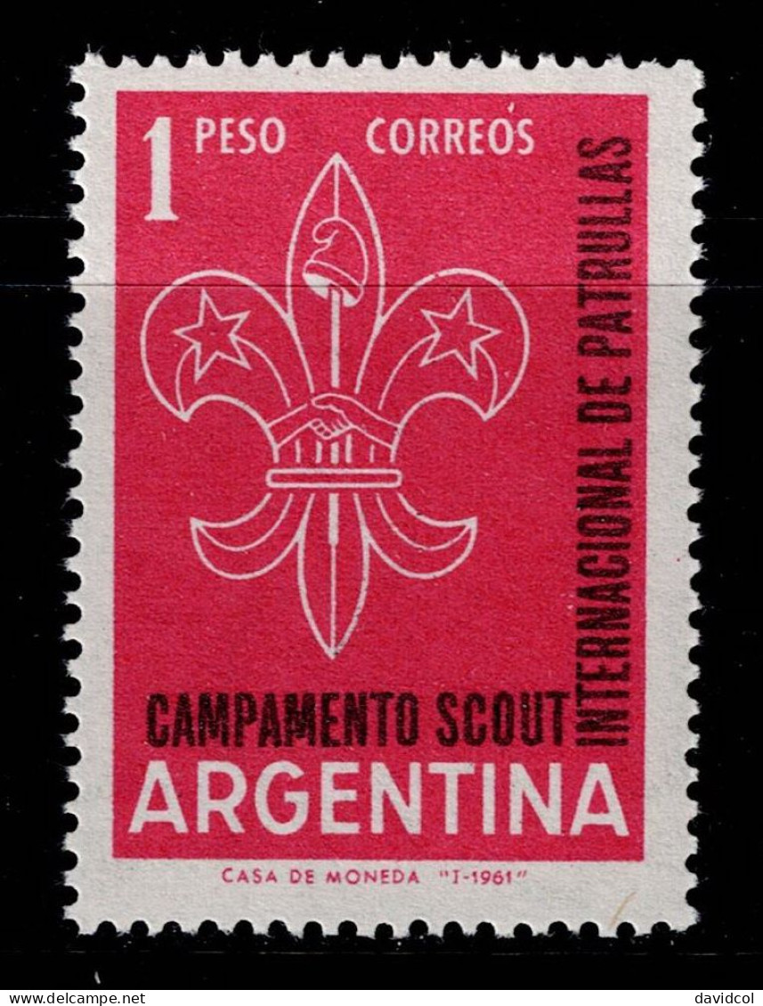 ARG-01- ARGENTINA - 1961 - SC#:723 - MNH- SCOUTS - Neufs