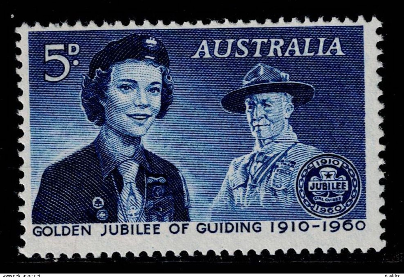 AUS-02- AUSTRALIA - 1960 - SC#:335 - MNH- SCOUTS - Mint Stamps