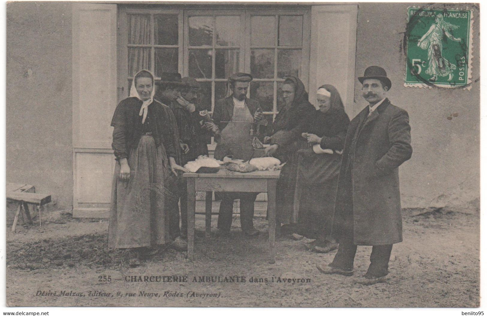 CPA De RODEZ - Charcuterie Ambulante De L'AVEYRON (Beau Plan!!). - Rodez