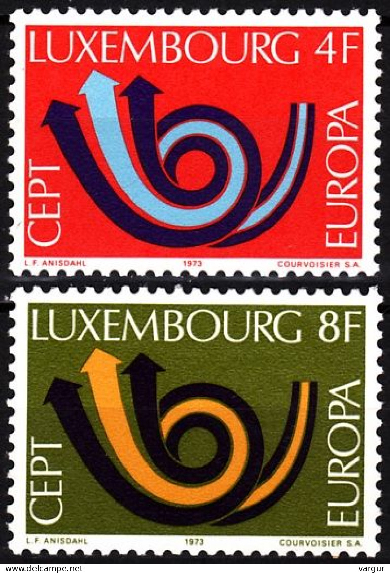 LUXEMBOURG / LUXEMBURG 1973 EUROPA. Complete Set, MNH - 1973