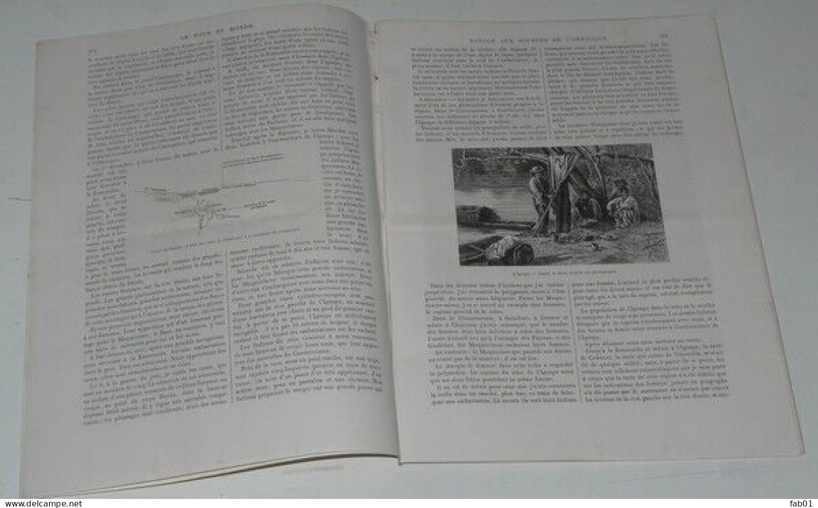 Voyage Aux Sources De L'Orénoque,année 1888,liv 1458.(indiens Maquitares). - 1800 - 1849