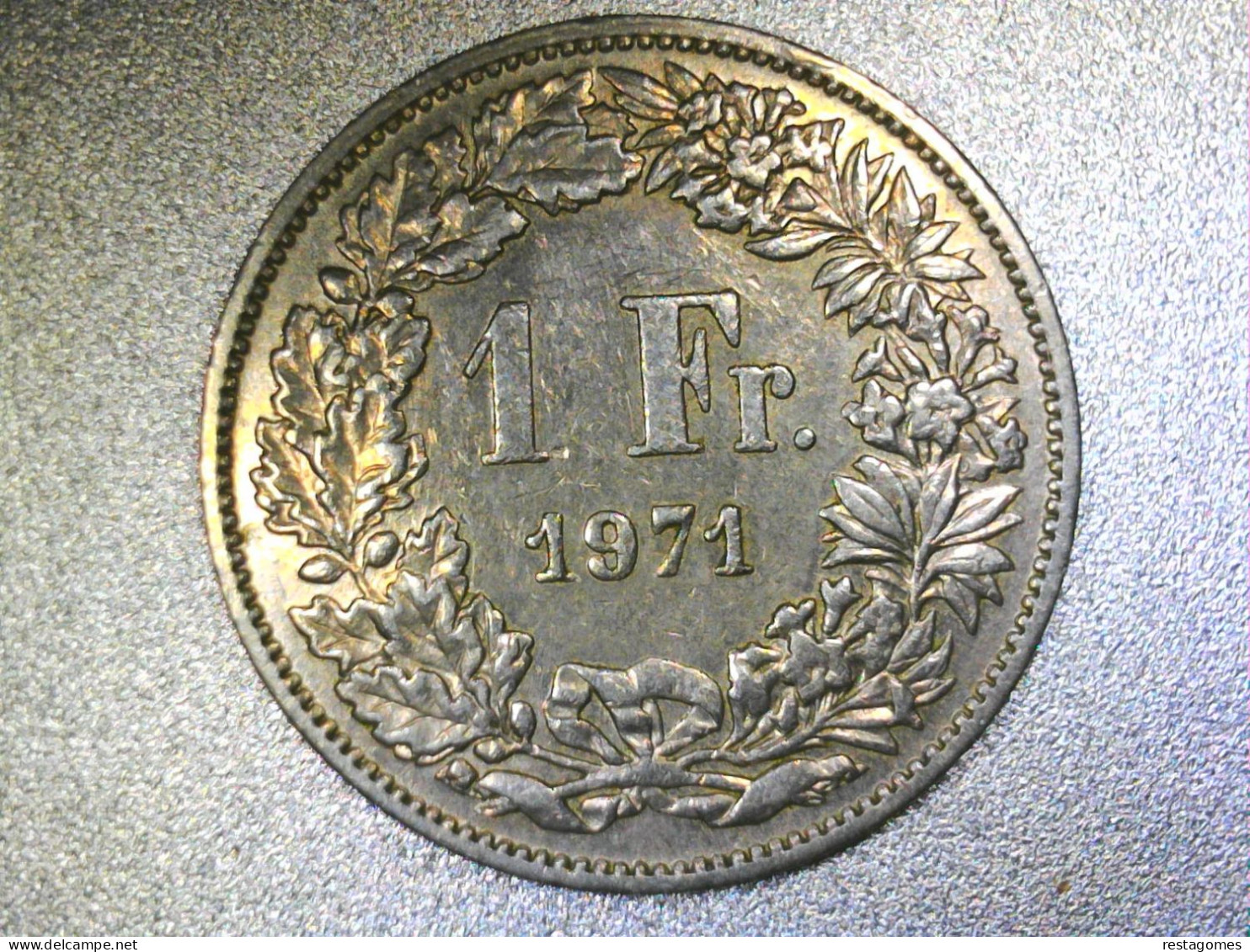 Switzerland 1971 1 Franc 1971 - Swasiland