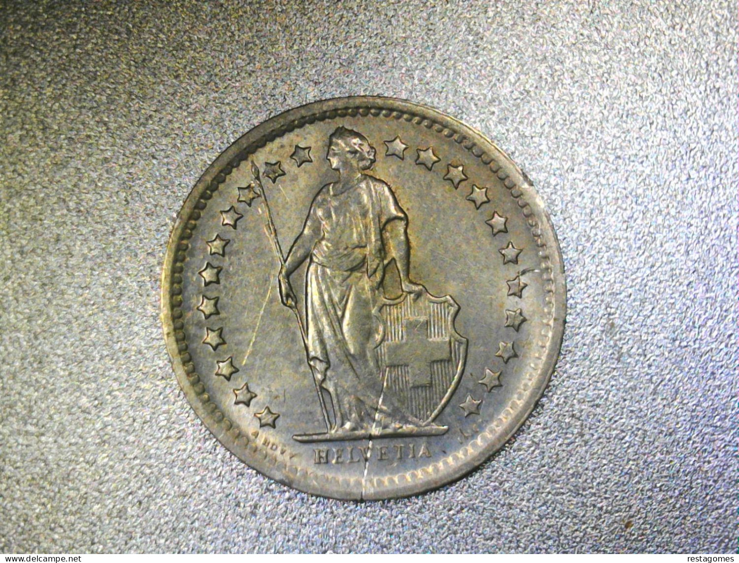 Switzerland 1971 1 Franc 1971 - Swaziland