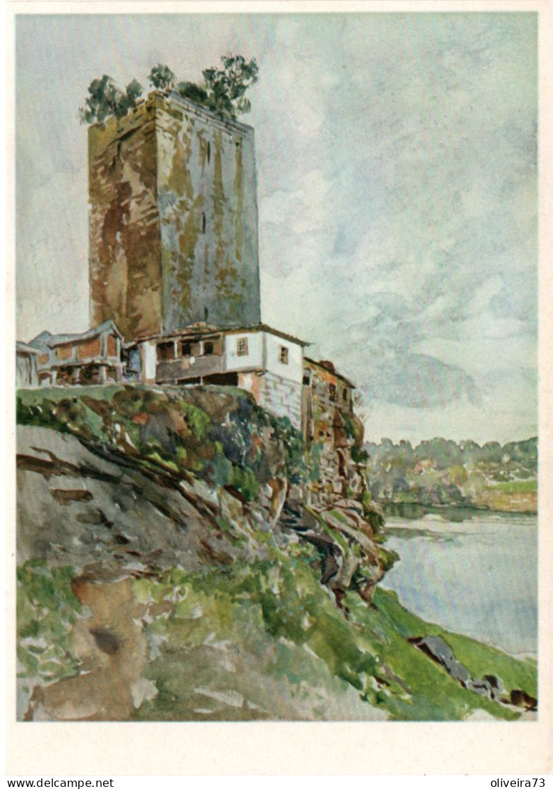 A TORRE DA LAPELA - (Aguarela De Roque Gameiro) - PORTUGAL - Vila Real