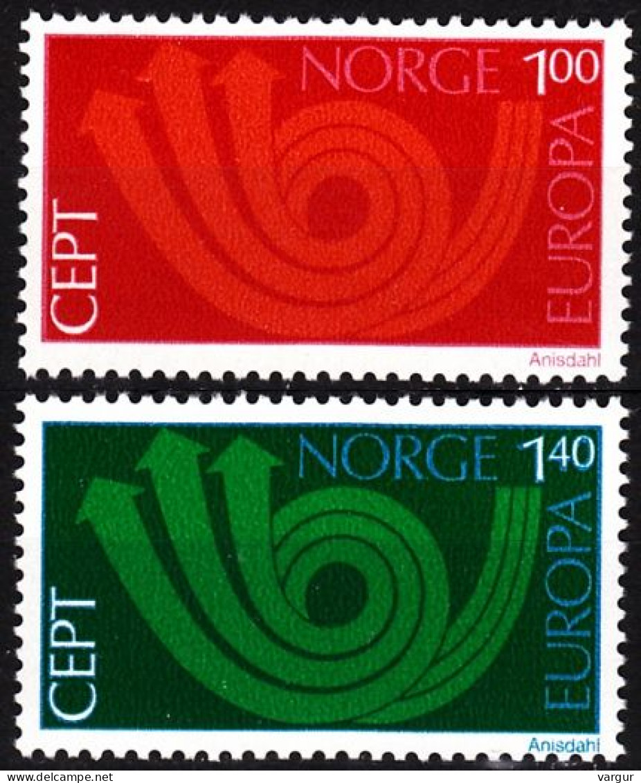 NORWAY 1973 EUROPA. Complete Set, MNH - 1973