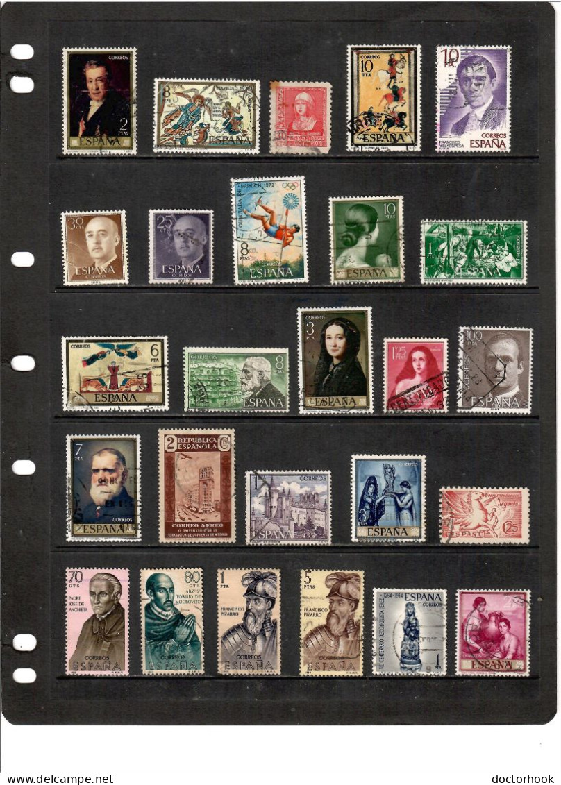 SPAIN---Collection Of USED DL-1305 - Collections (sans Albums)