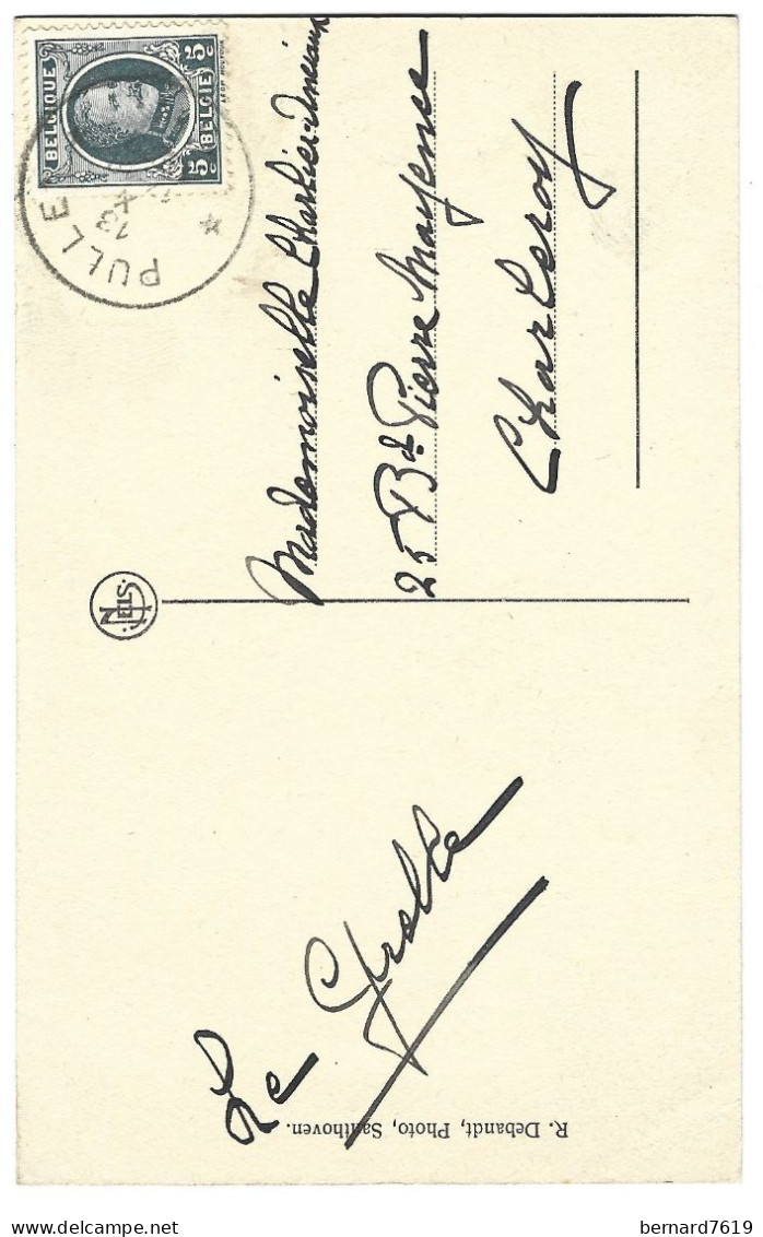 Belgique  -    Pulle -  Kasteel   Den Drijhoek- Carte Signee  Voir Verso - Zandhoven