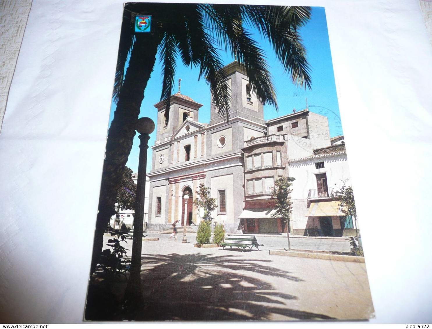 CARTE POSTALE MODERNE CPM ESPAGNE MURCIA AGUILAS EGLISE PAROISSIALE DE SAN JOSE ECRITE + TIMBRE - Murcia