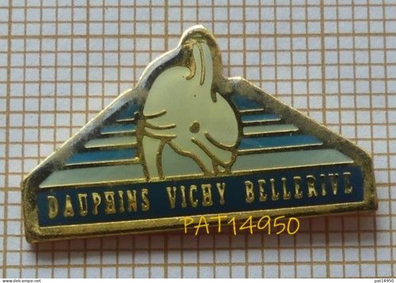 PAT14950 CLUB De NATATION DAUPHINS VICHY BELLERIVE  DAUPHIN BLANC - Schwimmen