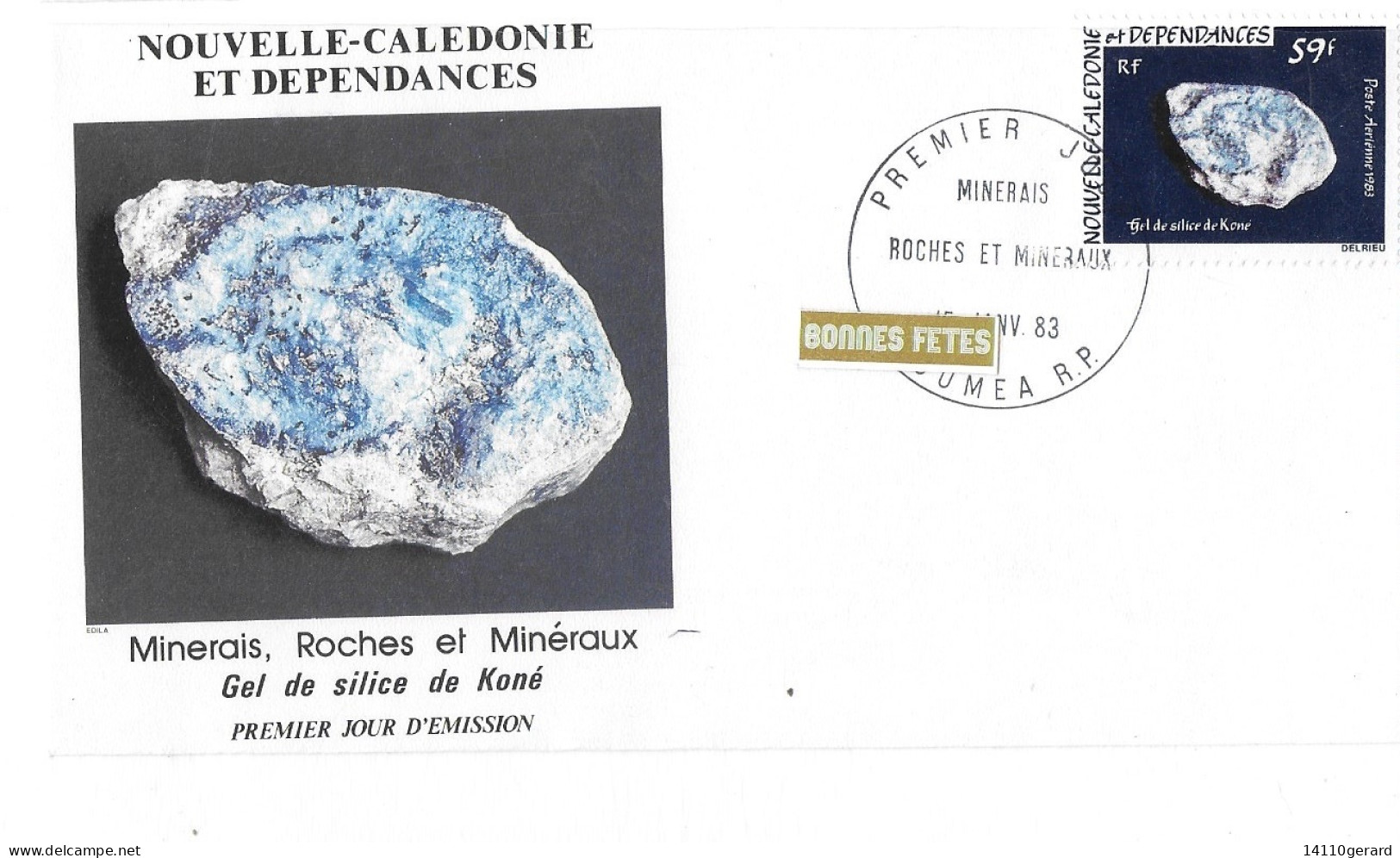 NOUVELLE-CALÉDONIE ET DÉPENDANCES Minerais, Roches Et Minéraux - Lettres & Documents