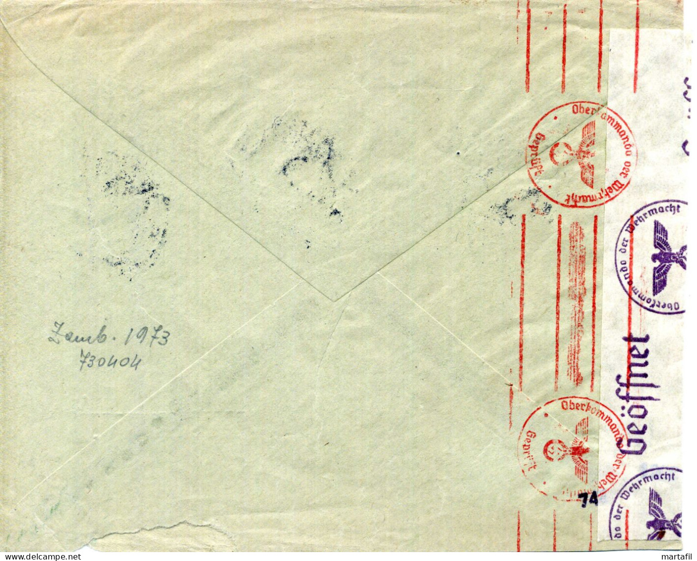 SLOVACCHIA, Slovensko, Storia Postale & Annulli - 1940 - Brieven En Documenten