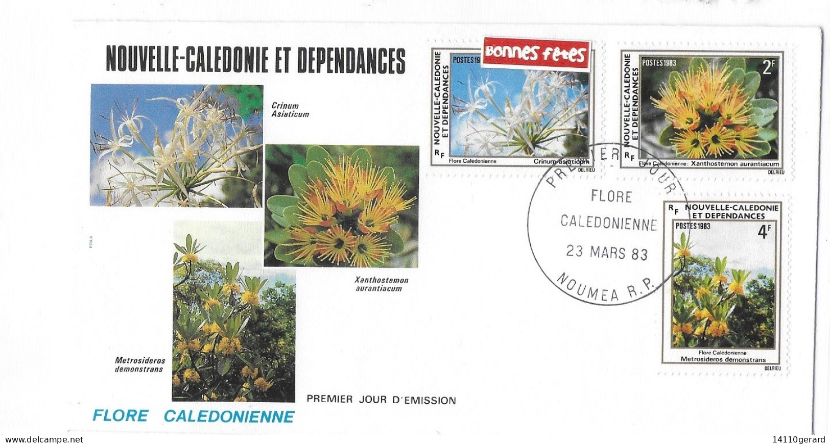 NOUVELLE-CALÉDONIE ET DÉPENDANCES  FLORE CALEDONIENNE - Lettres & Documents