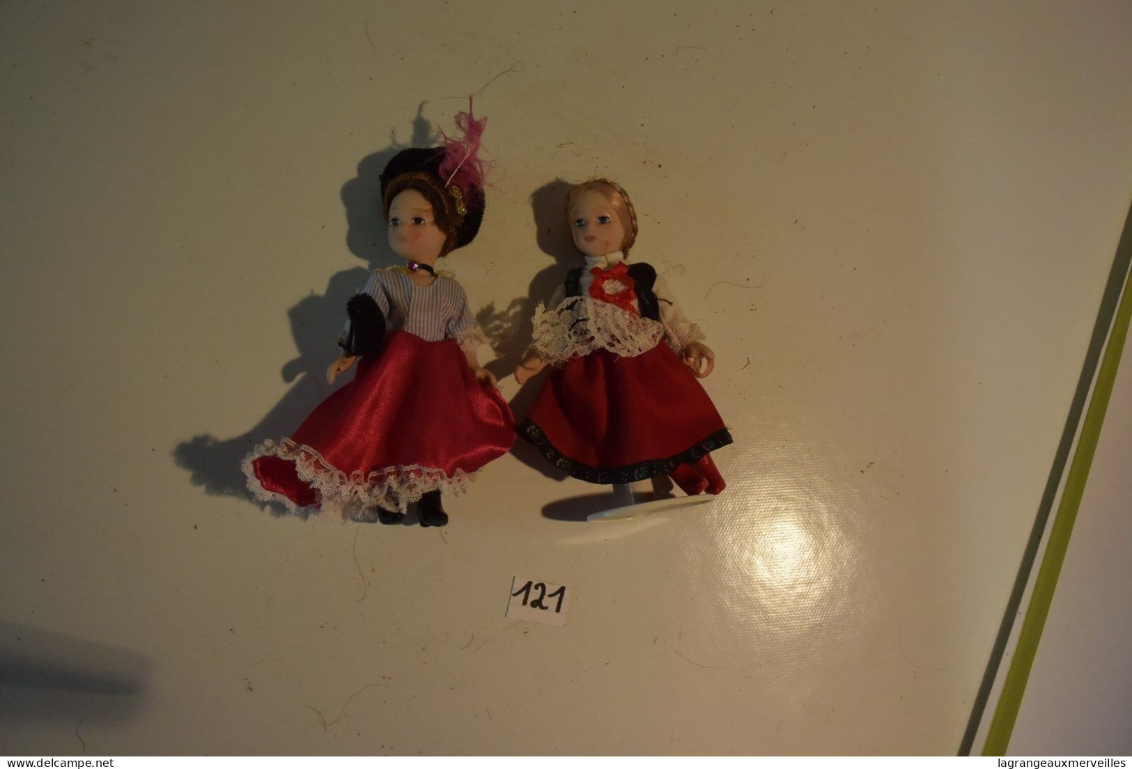 C121 2 AncienneS PoupéeS Old Doll 8 - Collection - Dolls