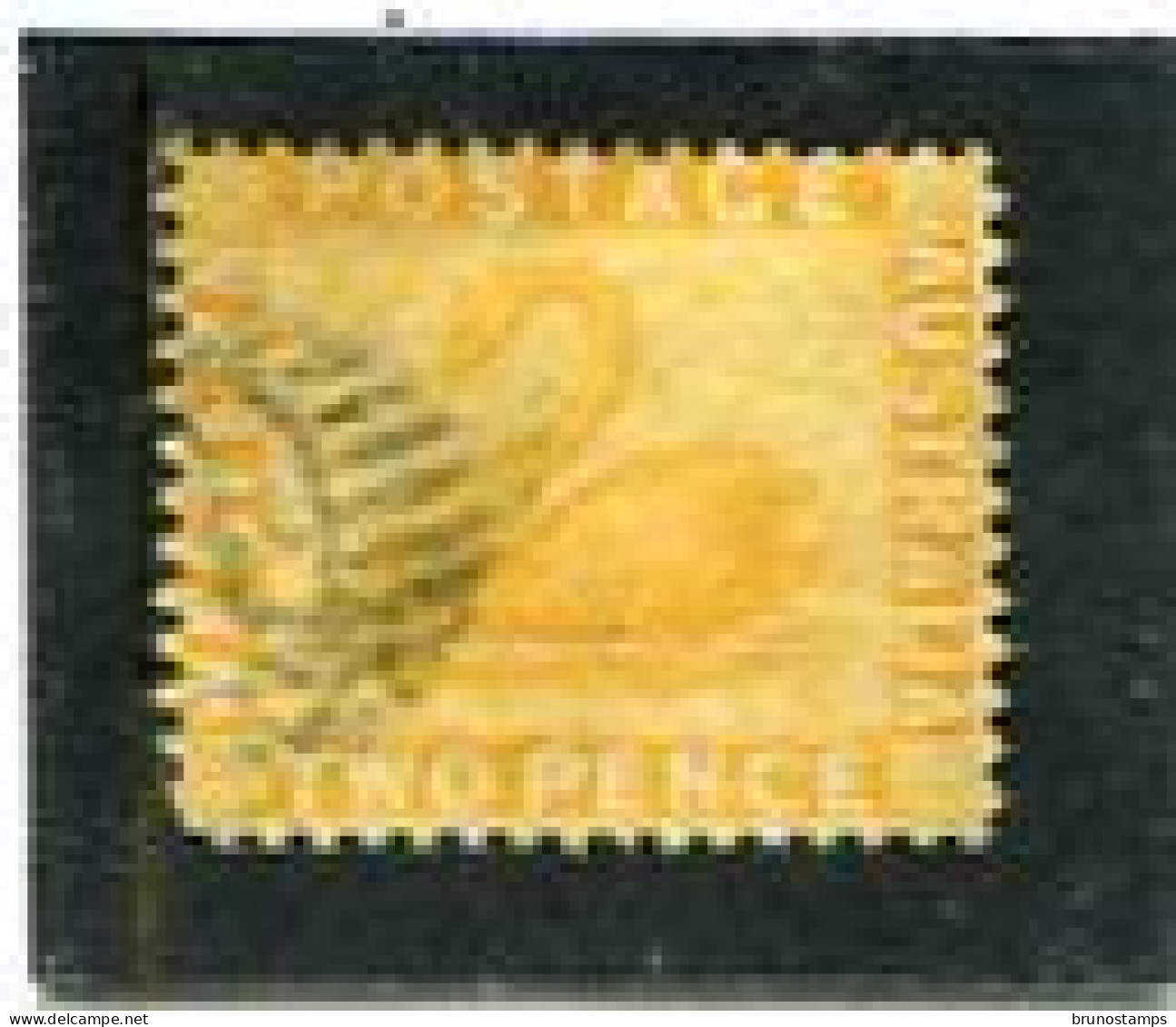 8AUSTRALIA/WESTERN AUSTRALIA - 1876  2d  CHROME-YELLOW  PERF 14   FINE  USED   SG 71 - Used Stamps