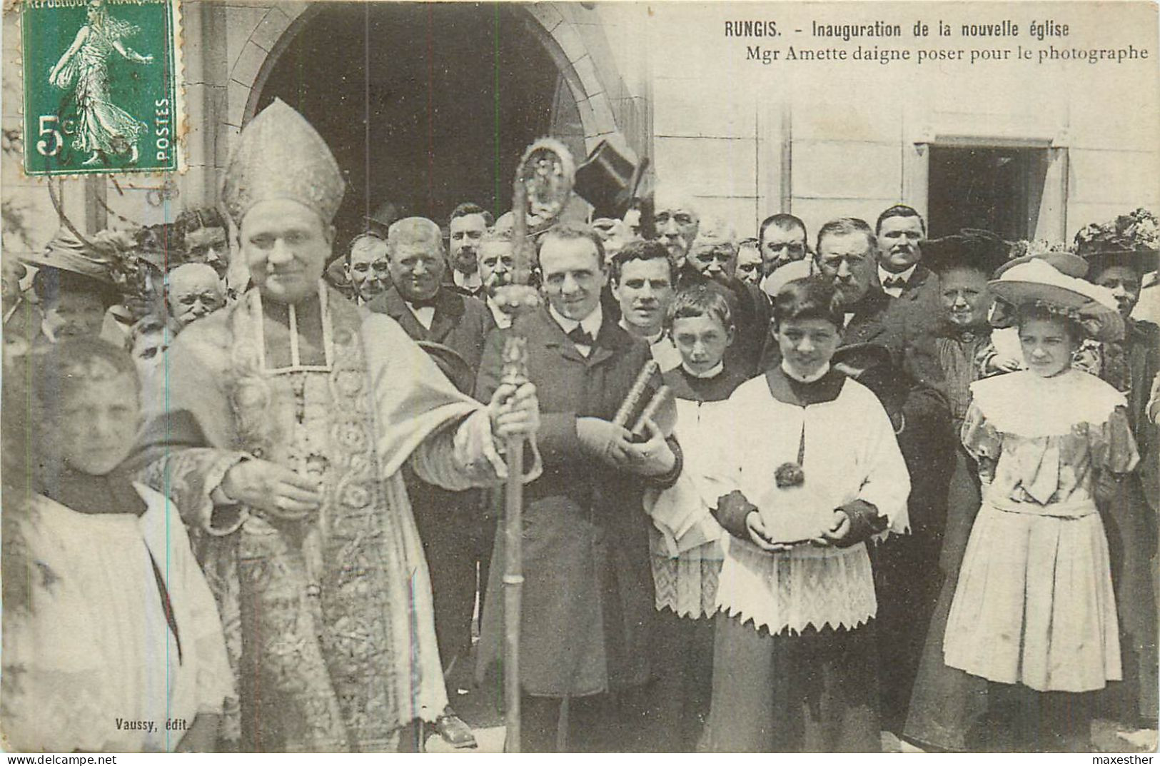 RUNGIS Inauguration De La Nouvelle église Par Mgr Amette - Rungis