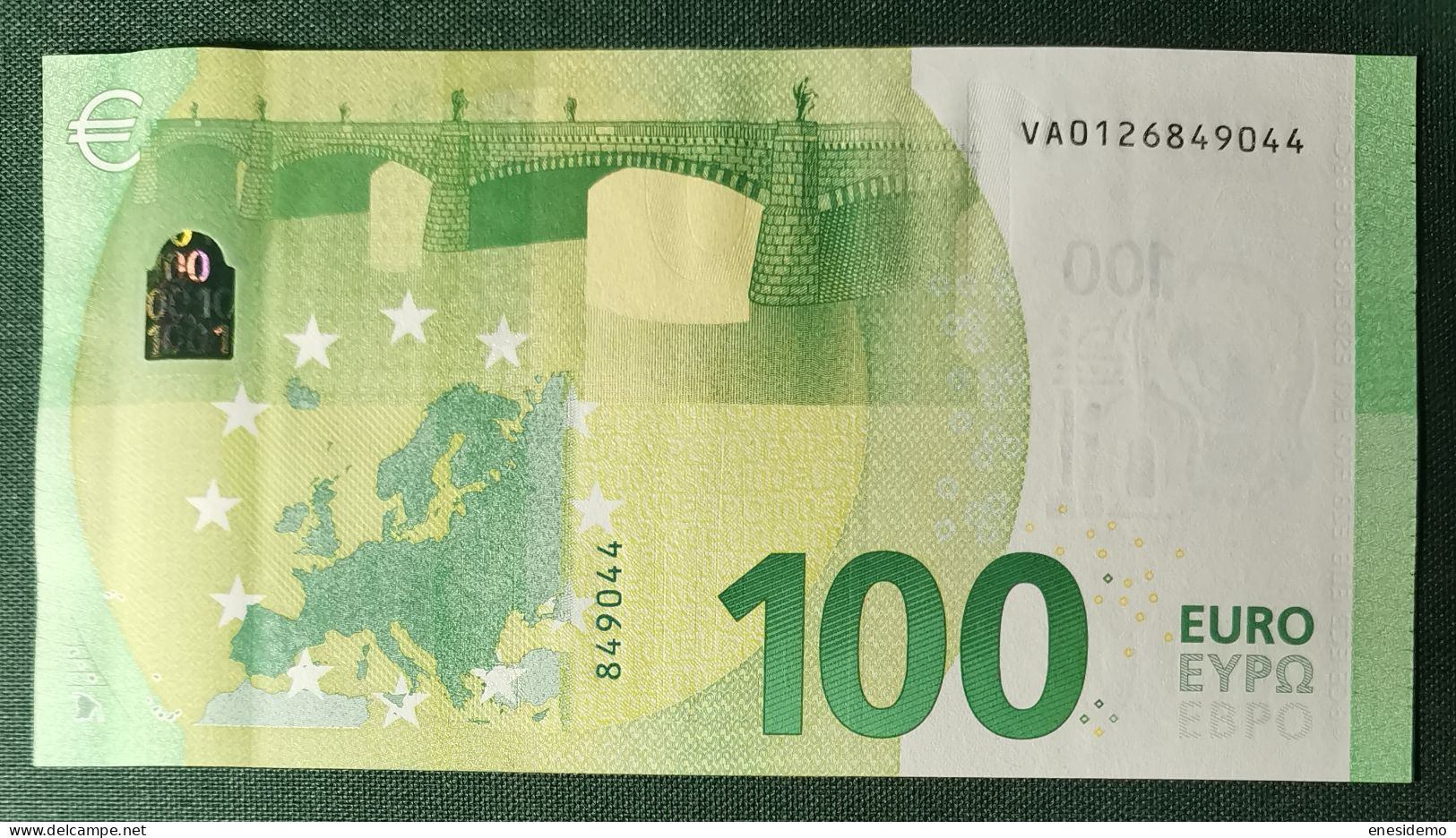 100 EURO SPAIN 2019 DRAGHI V001B4 VA SC FDS UNCIRCULATED  PERFECT - 100 Euro