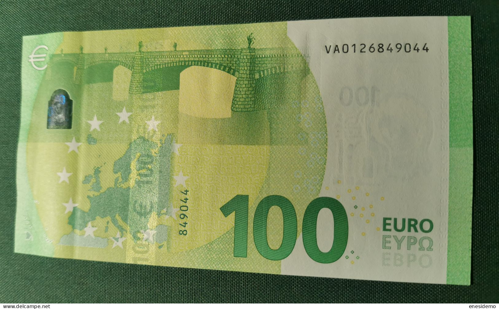 100 EURO SPAIN 2019 DRAGHI V001B4 VA SC FDS UNCIRCULATED  PERFECT - 100 Euro