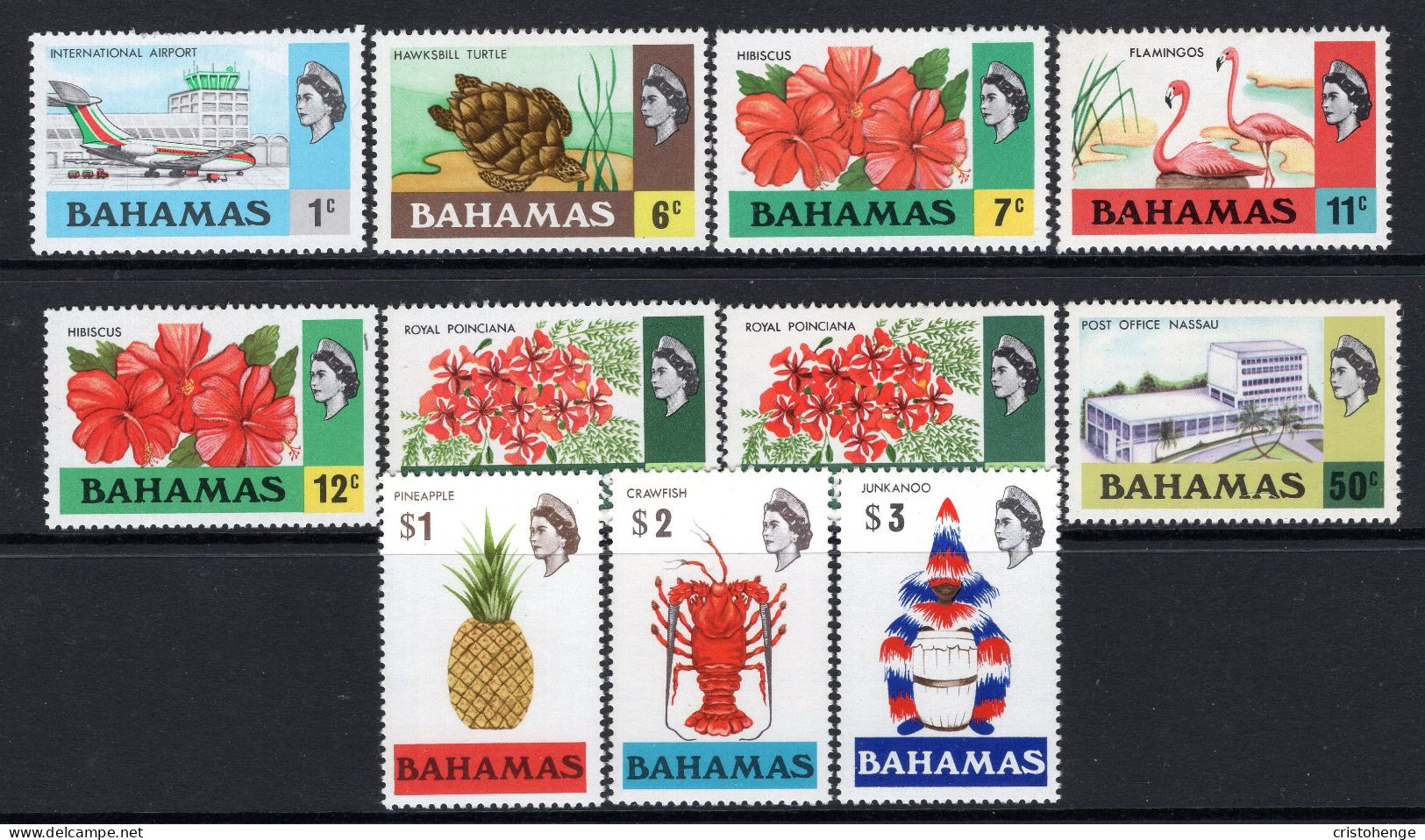 Bahamas 1971 Pictorials Selection Of Values HM (SG 359-376) - 1963-1973 Autonomie Interne