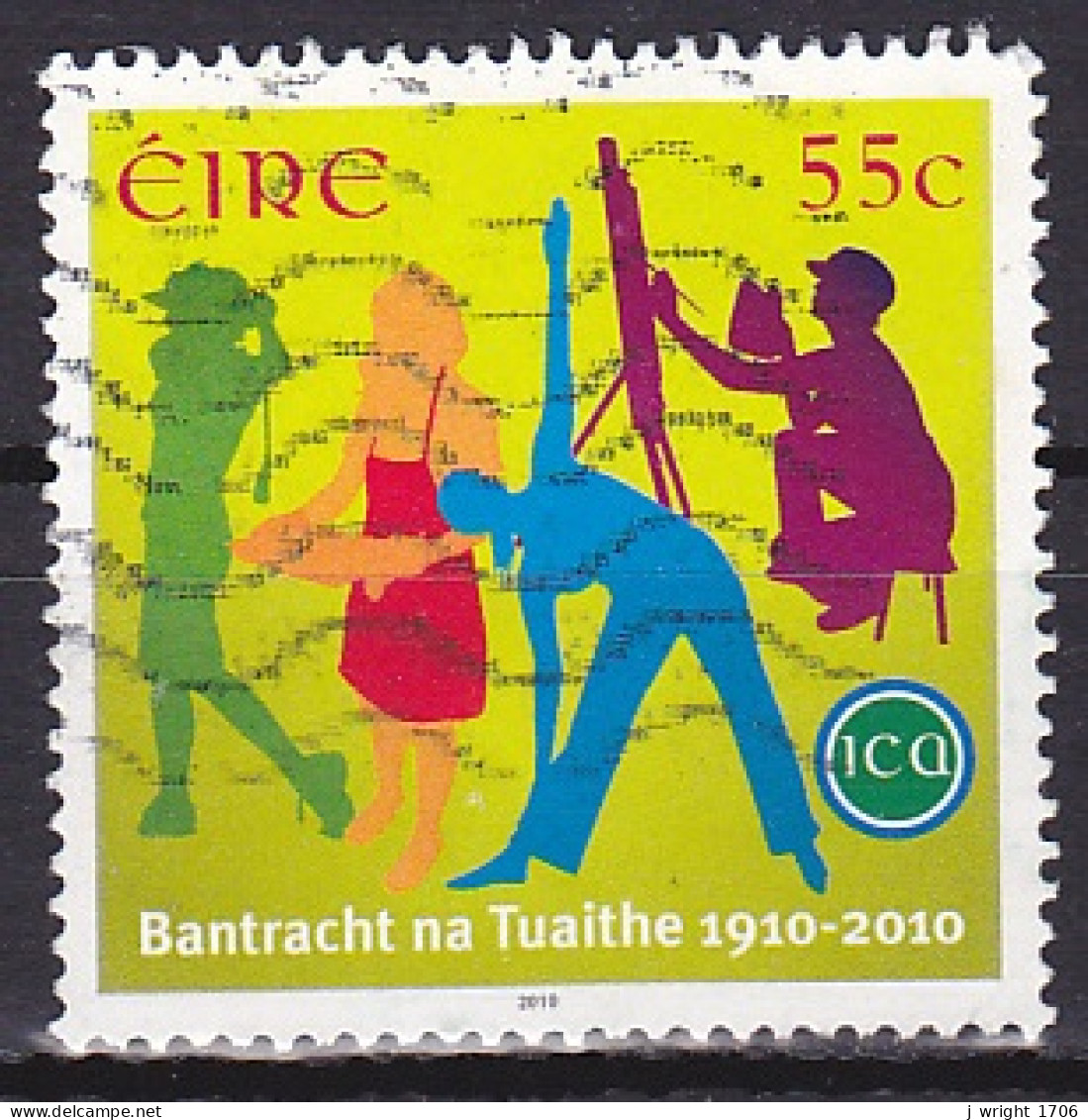 Ireland, 2010, Irish Country Womens Assoc Centenary, 55c, USED - Used Stamps