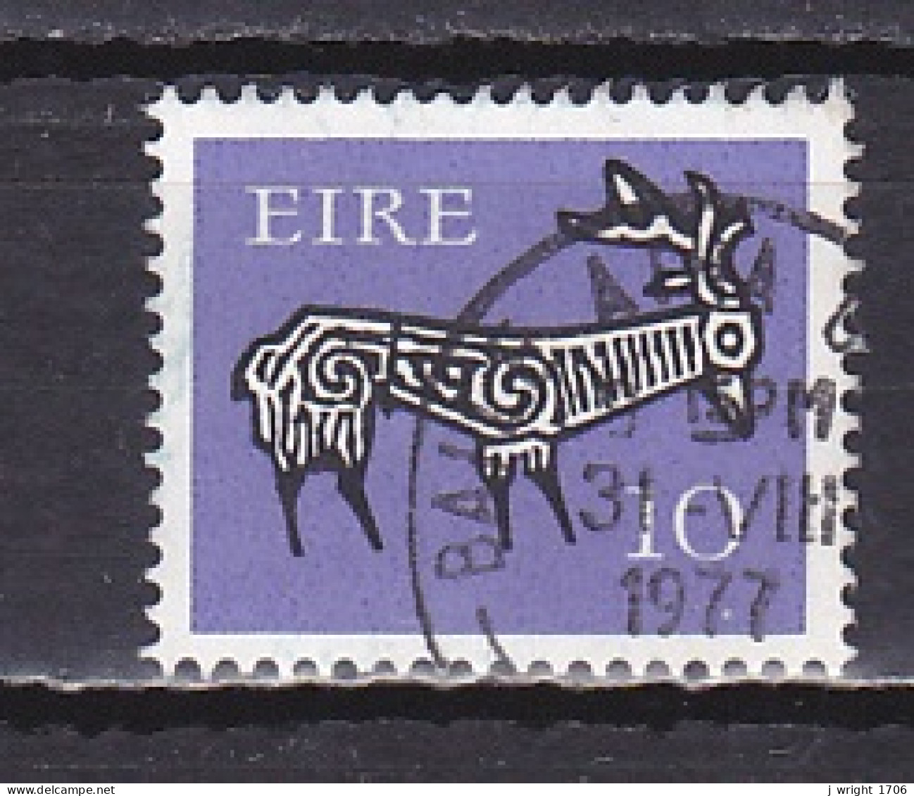 Ireland, 1976, Stag, 10p/No Wmk, USED - Usati