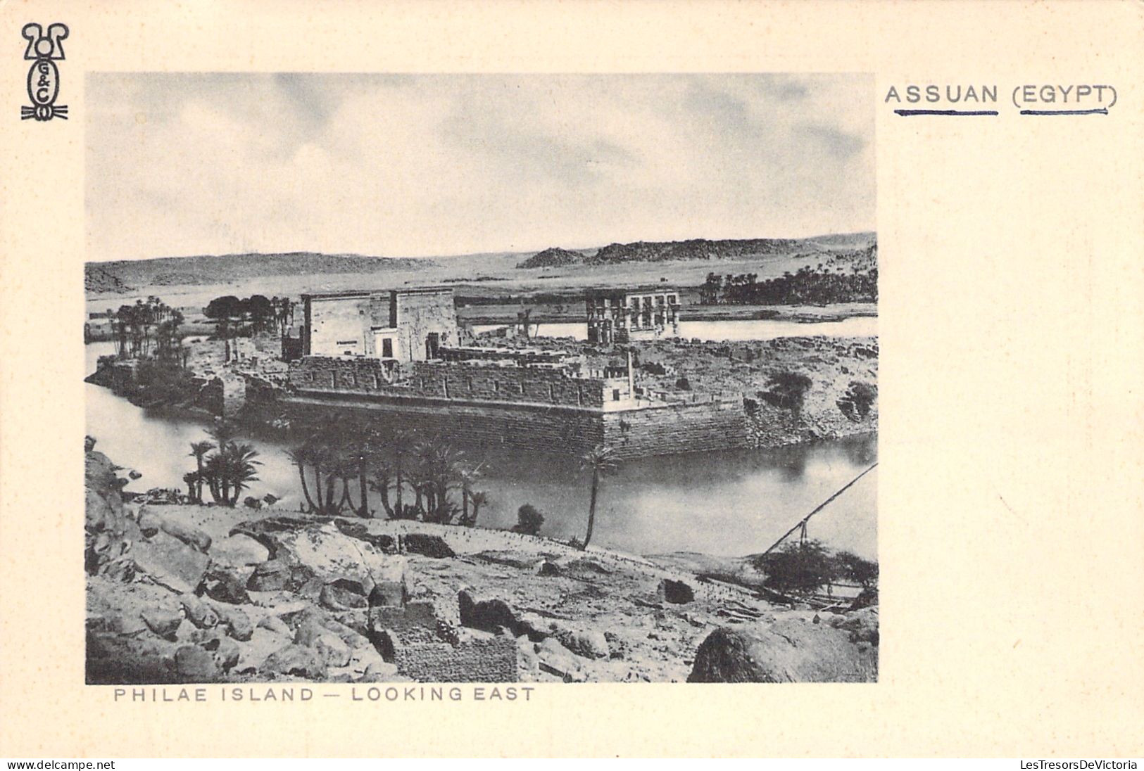 EGYPTE - Assuan - Philae Island - Looking East - Carte Postale Ancienne - Autres & Non Classés