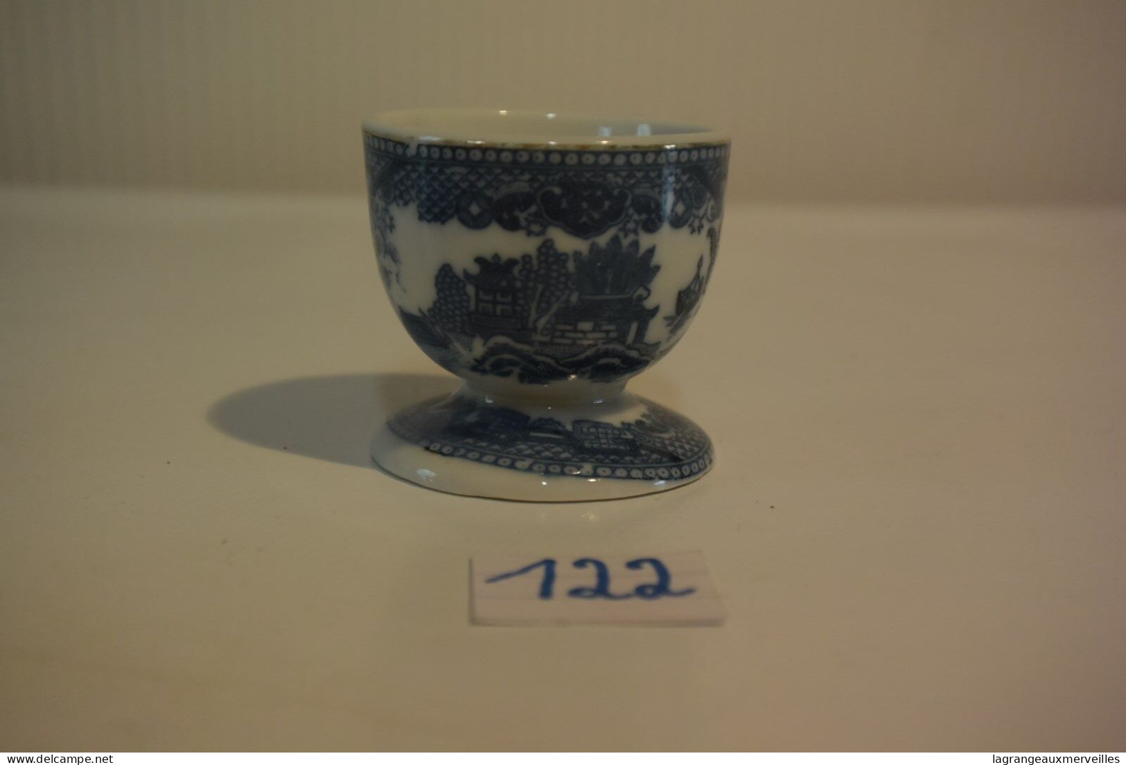 C122 Ancien Coquetier Cachet Couronne Old Egg Cup Oude Eierdopje Alte Eierbeche - Egg Cups