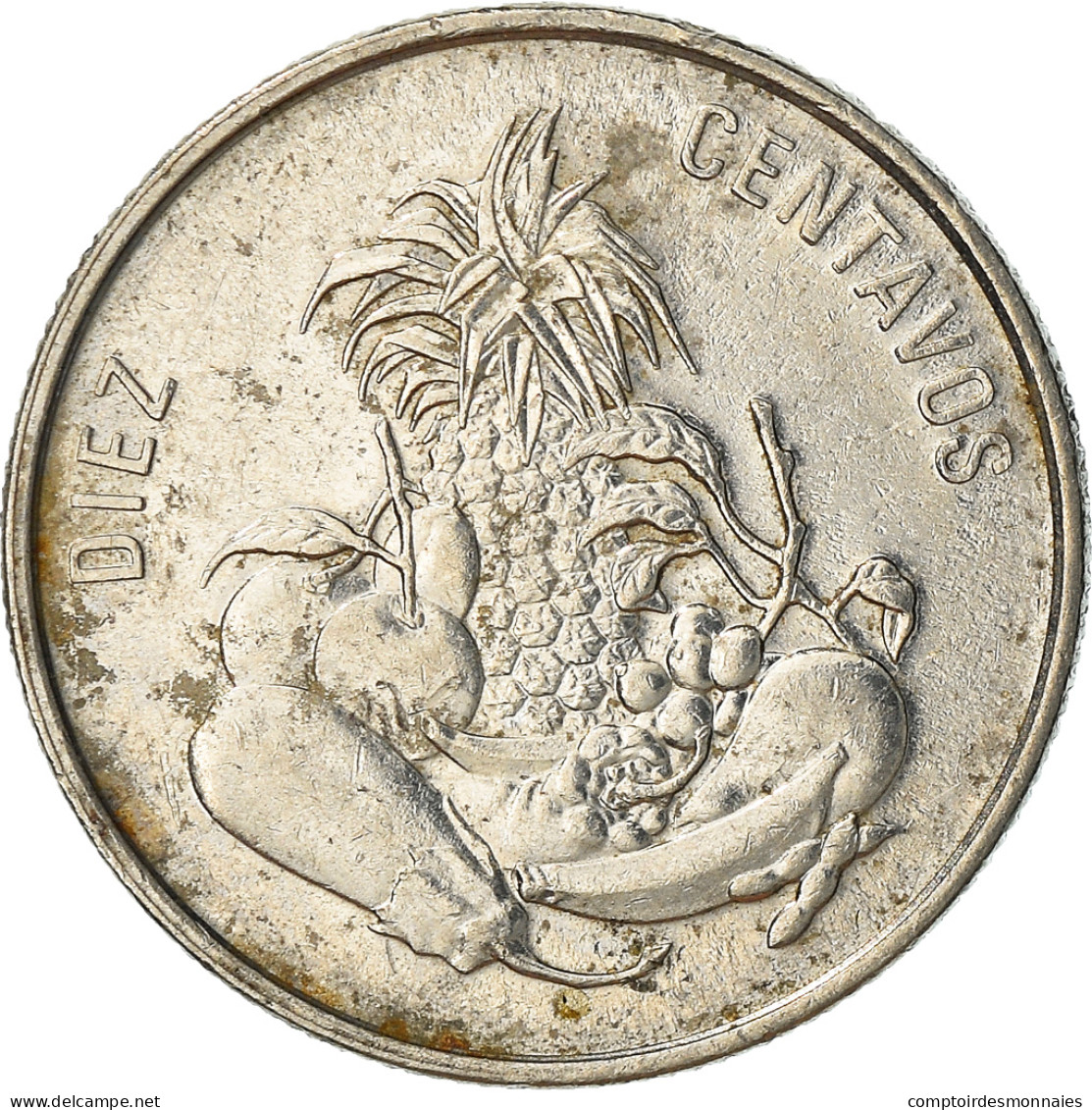 Monnaie, Dominican Republic, 10 Centavos, 1989, TTB, Nickel Clad Steel, KM:70 - Dominicana