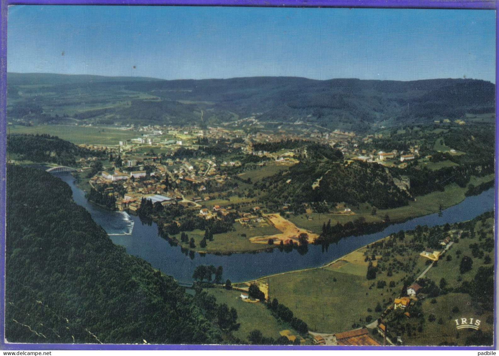 Carte Postale 25. Baume-les-Dames  Vue Aérienne    Très Beau Plan - Baume Les Dames