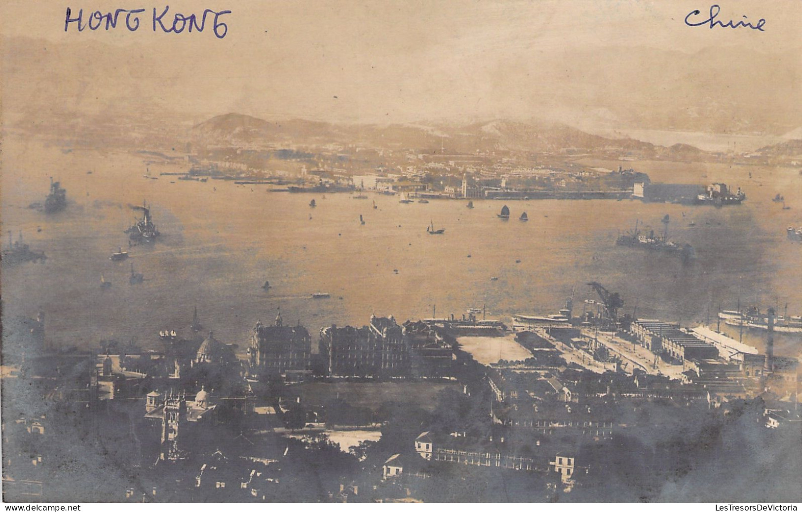 CHINE - HONG KONG - Panorama De 1922 - Carte Postale Ancienne - Chine (Hong Kong)