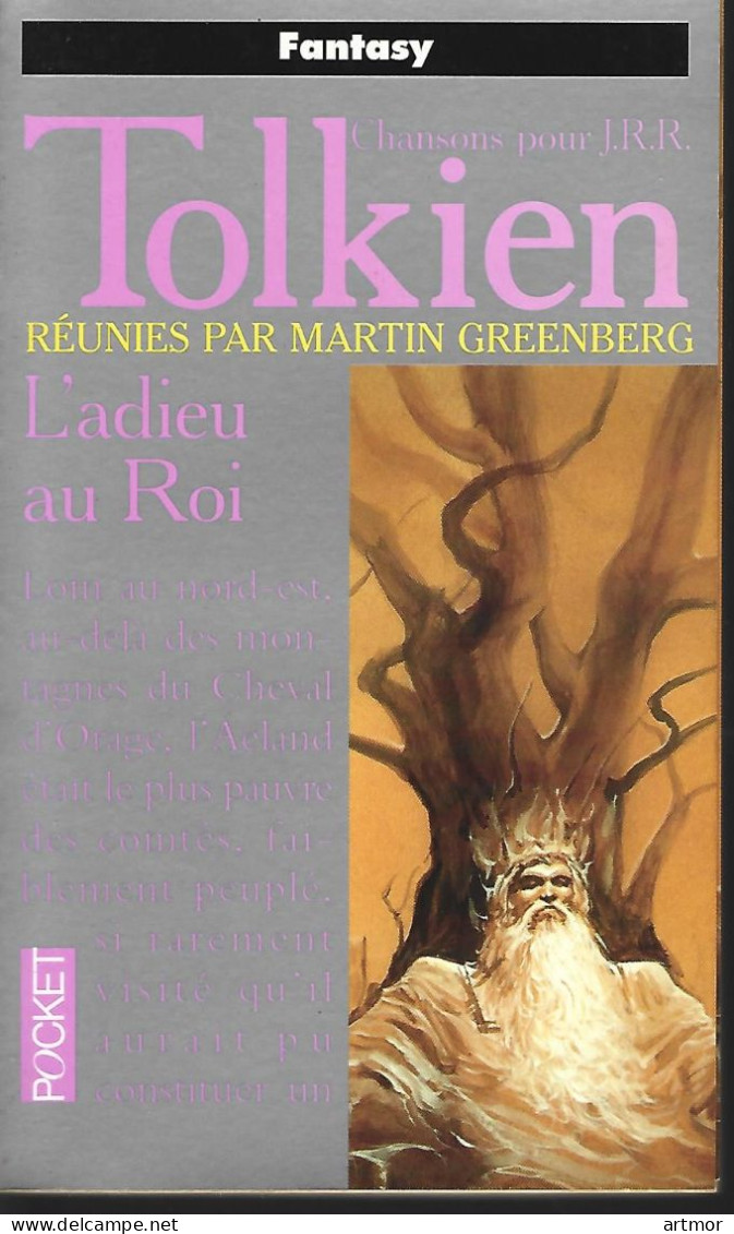 COLLECTIF - CHANSONS POUR TOLKIEN - L'ADIEU AU ROI - POCKET-  REED 1998 - Presses Pocket
