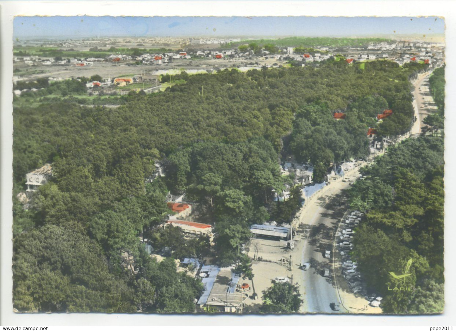 CPSM 44 Charente Maritime - VAUX Sur Mer - Vue Aérienne Camping Municipal - "En Avion Au-dessus De..." - Vaux-sur-Mer