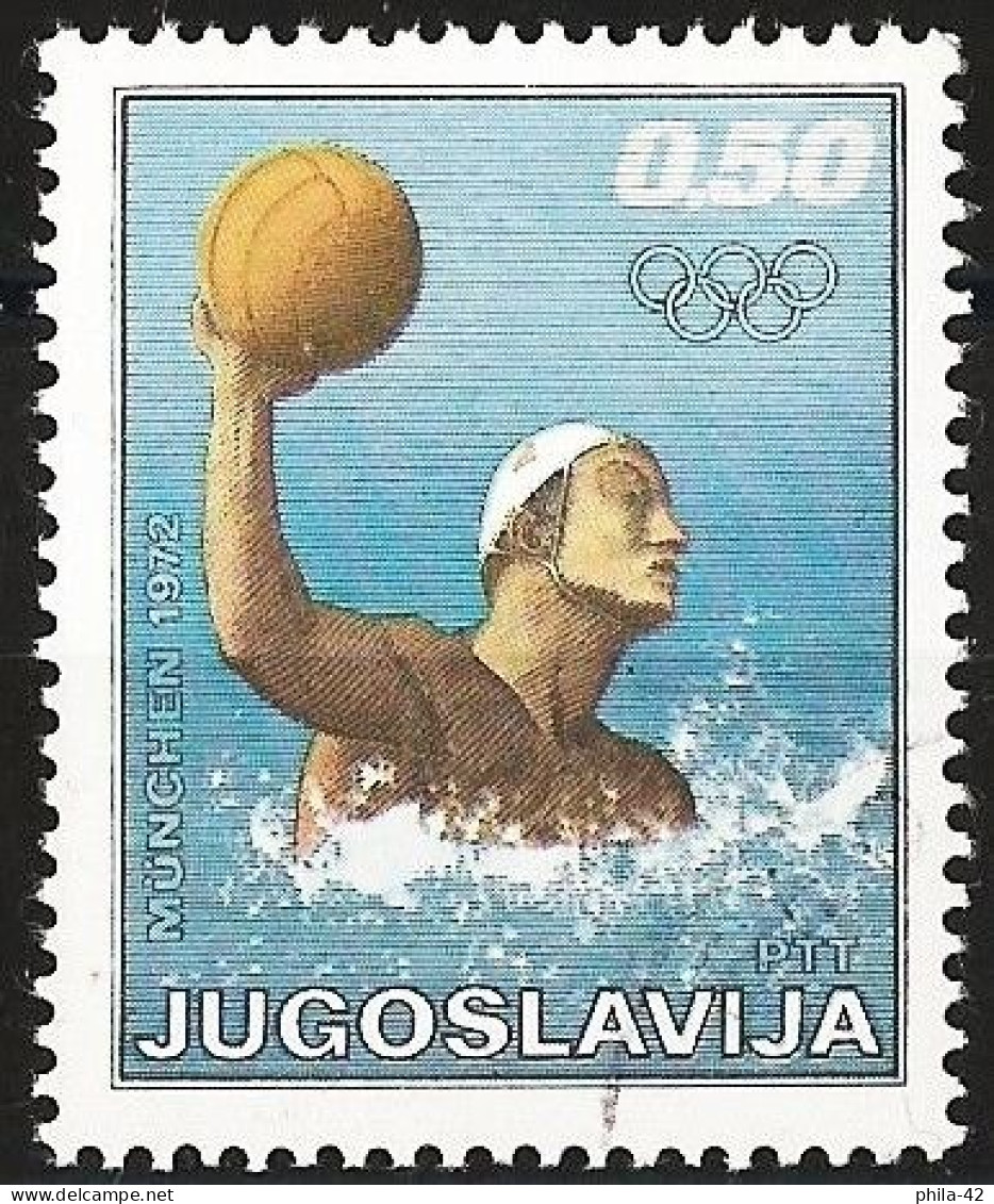 Yugoslavia 1972 - Mi 1451 - YT 1335 ( Munich Olympic Games : Water-polo ) MNH** - Wasserball